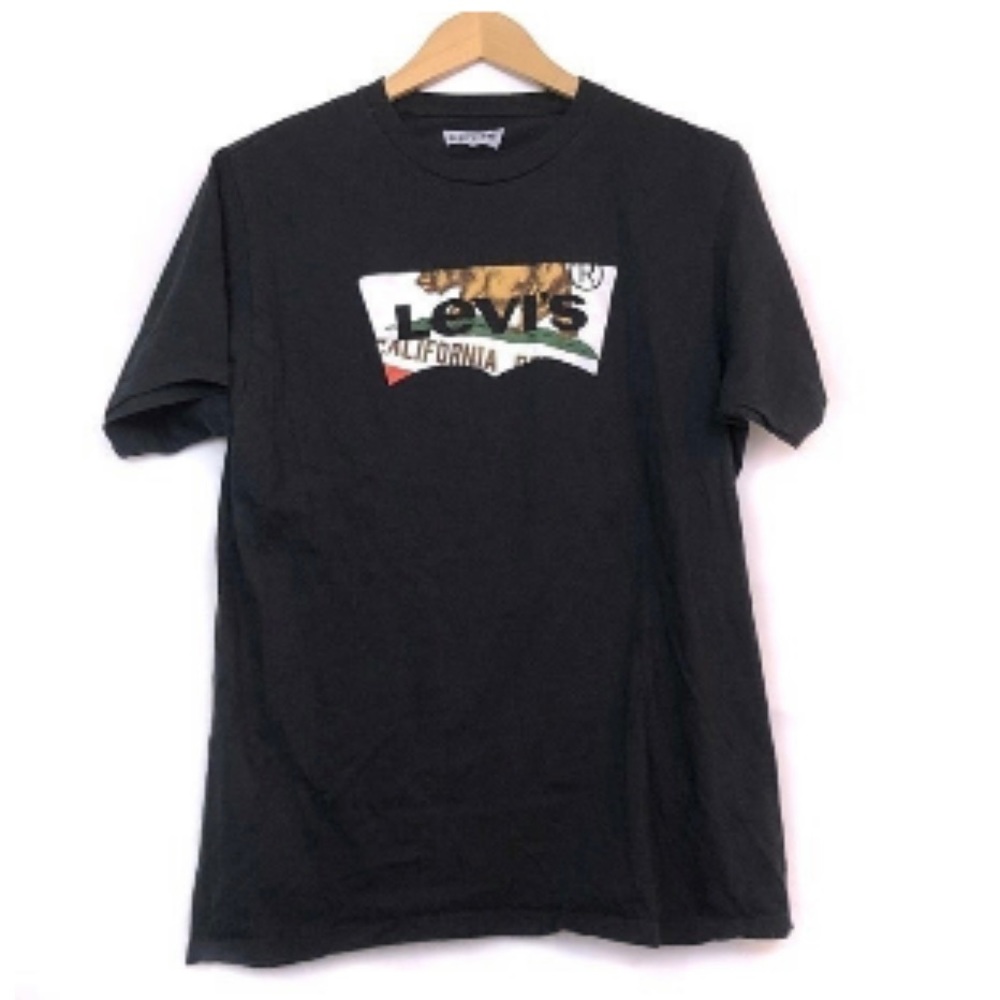 Levi’s California Bear Flag logo black t-shirt